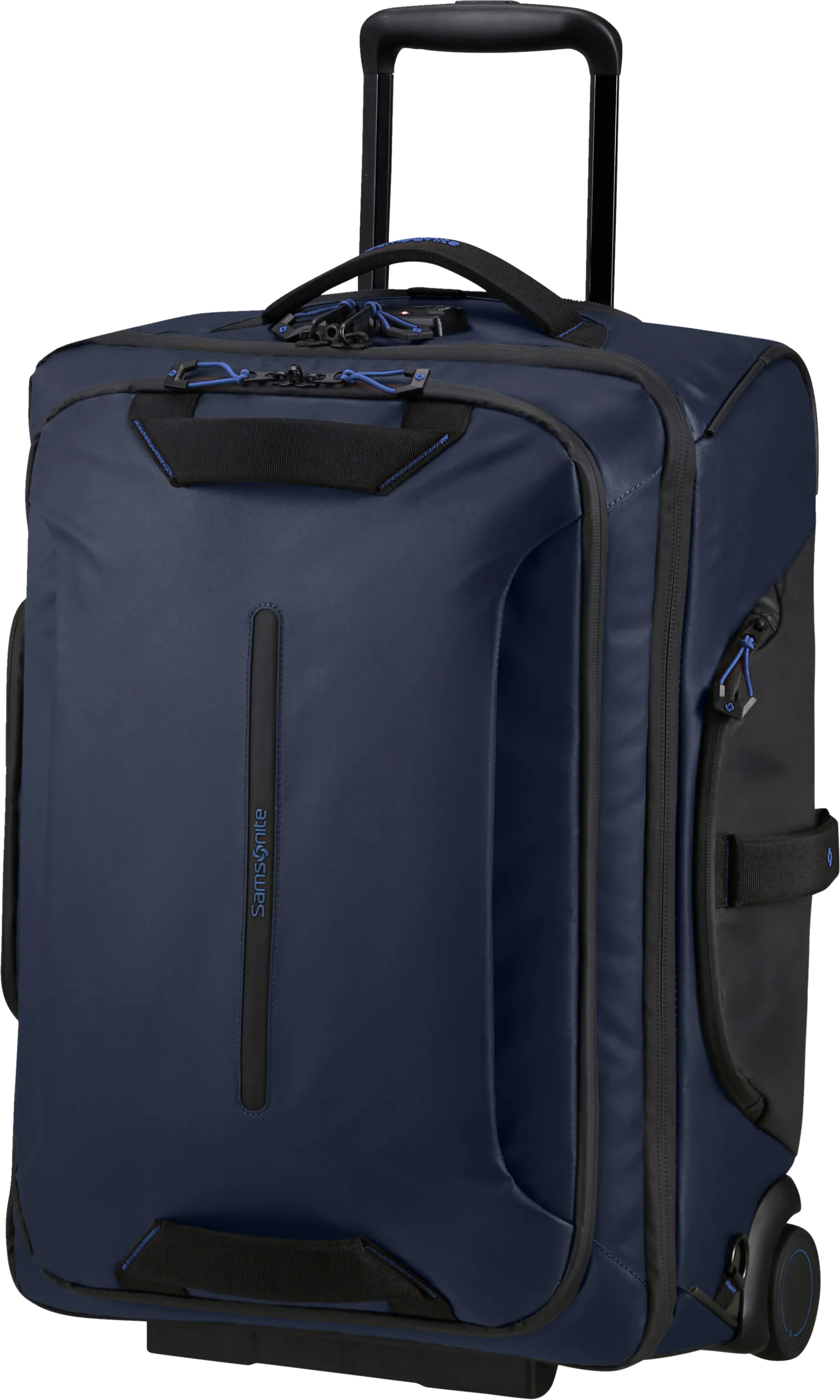 Samsonite Ecodiver Duffle with wheels 55cm backpack Blue Nights | Buy Samsonite Ecodiver Duffle with wheels 55cm backpack Blue Nights here | Outnorth