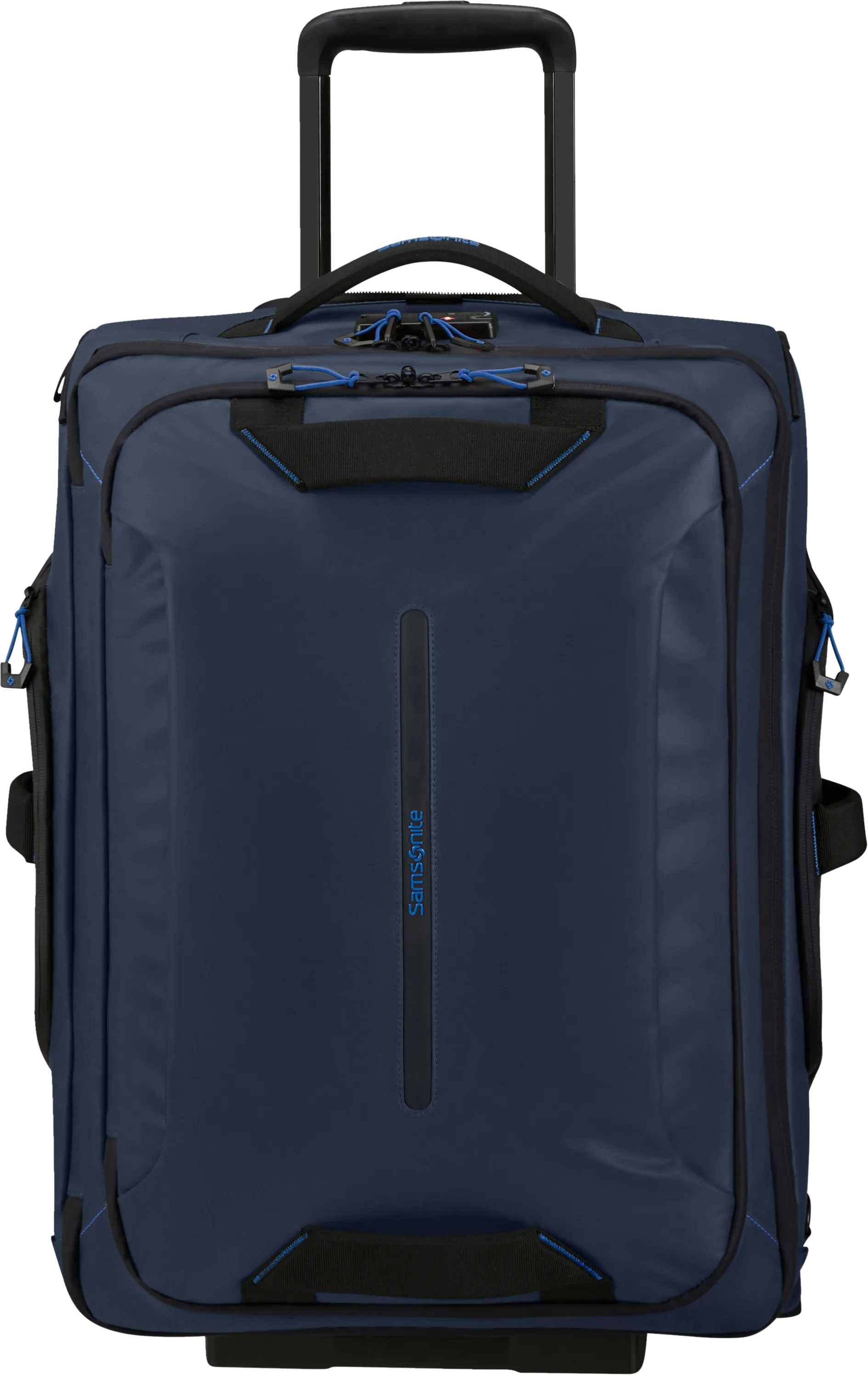 Samsonite Ecodiver Duffle with wheels 55cm backpack Blue Nights | Buy Samsonite Ecodiver Duffle with wheels 55cm backpack Blue Nights here | Outnorth