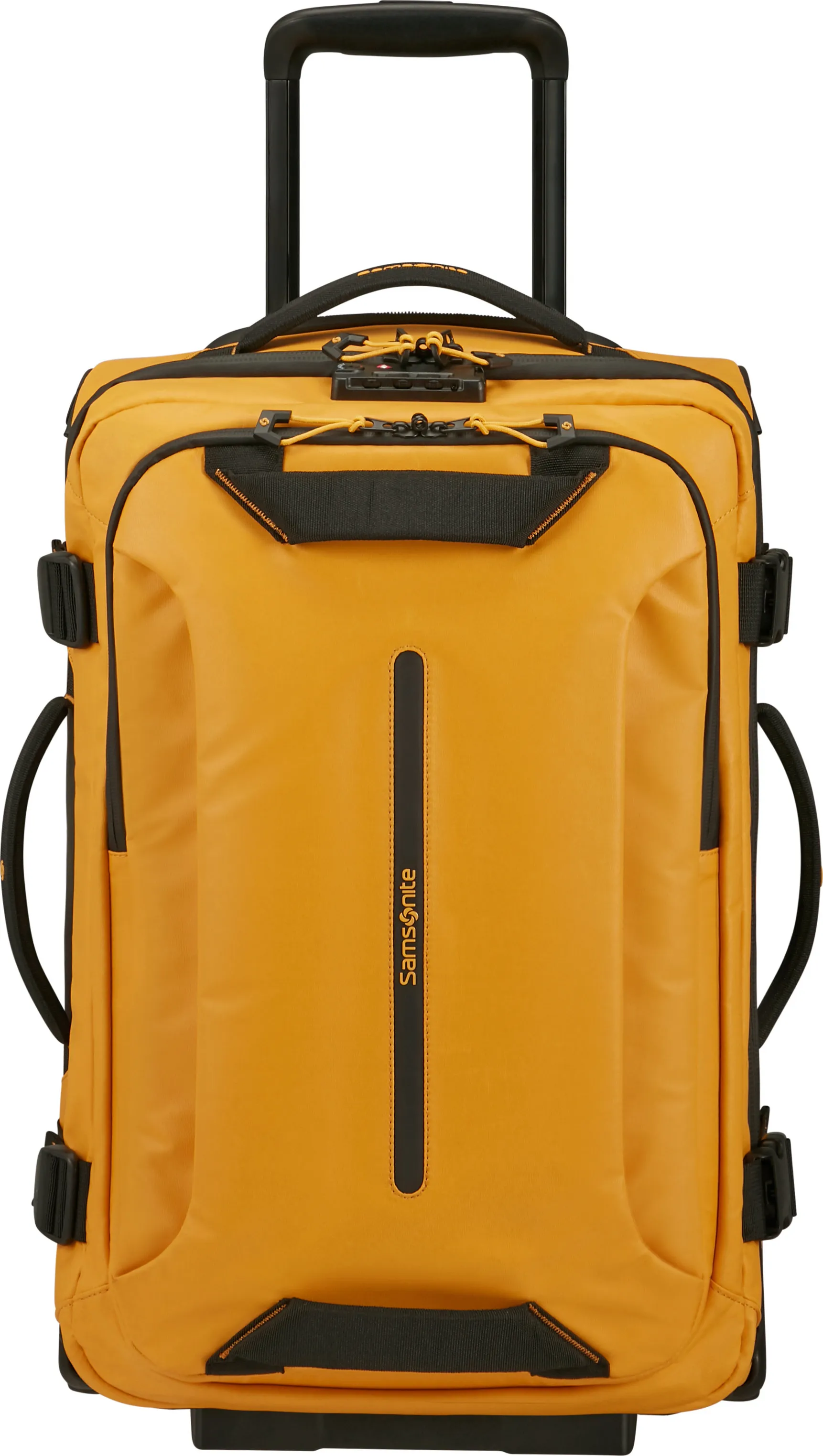 Samsonite Ecodiver Duffle with wheels double frame 55cm Yellow | Buy Samsonite Ecodiver Duffle with wheels double frame 55cm Yellow here | Outnorth