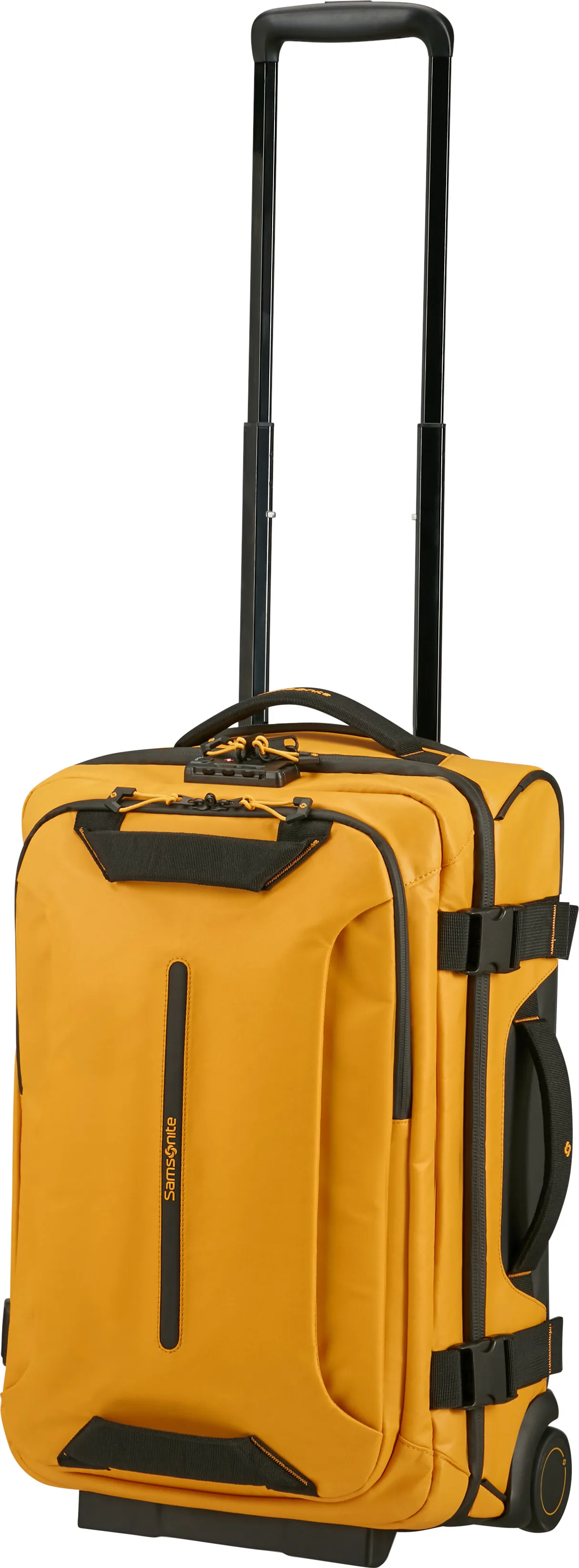 Samsonite Ecodiver Duffle with wheels double frame 55cm Yellow | Buy Samsonite Ecodiver Duffle with wheels double frame 55cm Yellow here | Outnorth