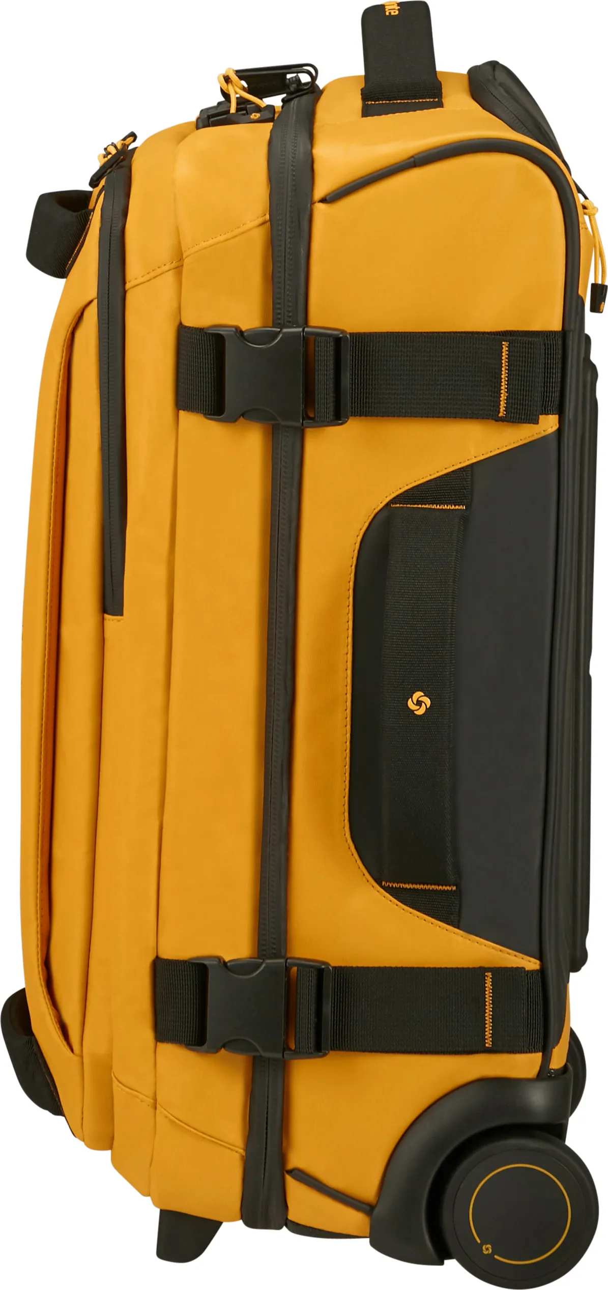 Samsonite Ecodiver Duffle with wheels double frame 55cm Yellow | Buy Samsonite Ecodiver Duffle with wheels double frame 55cm Yellow here | Outnorth