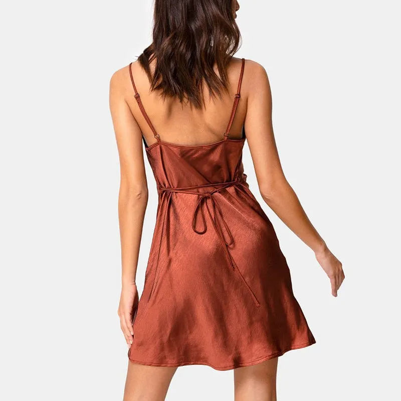 Slip Dress In Satin