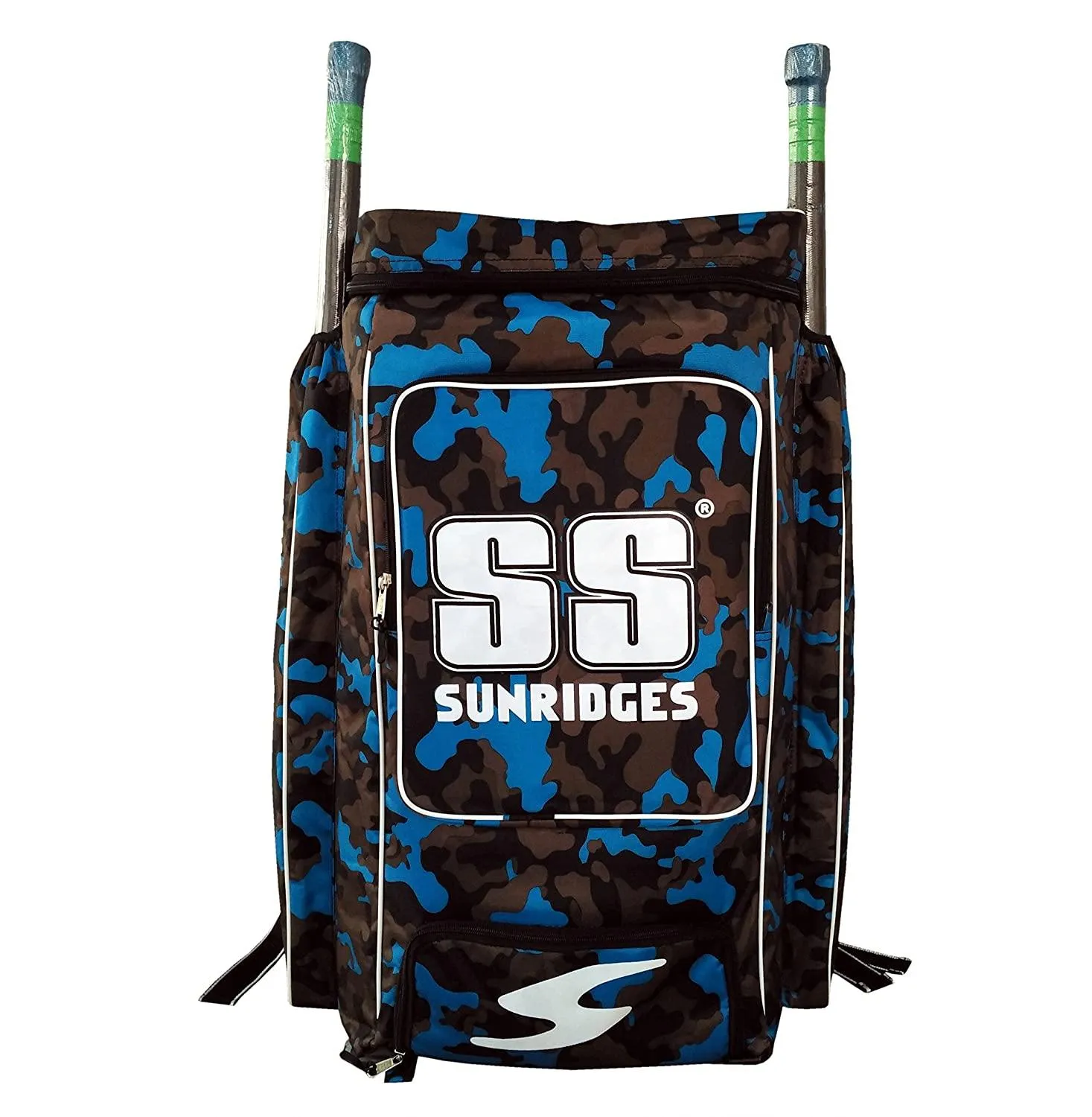 SS Cricket Kit Bag Camo Duffle - Blue
