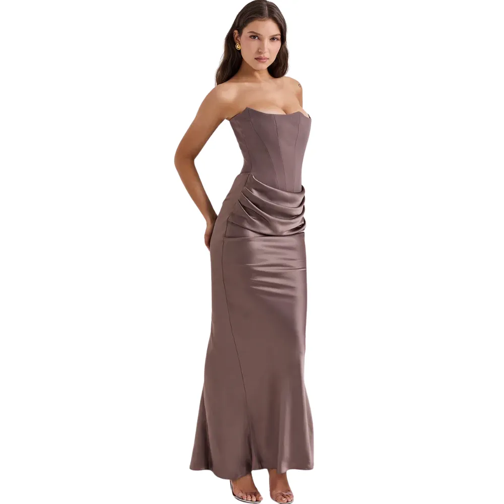 Strapless Bodycon Midi Belle Dress
