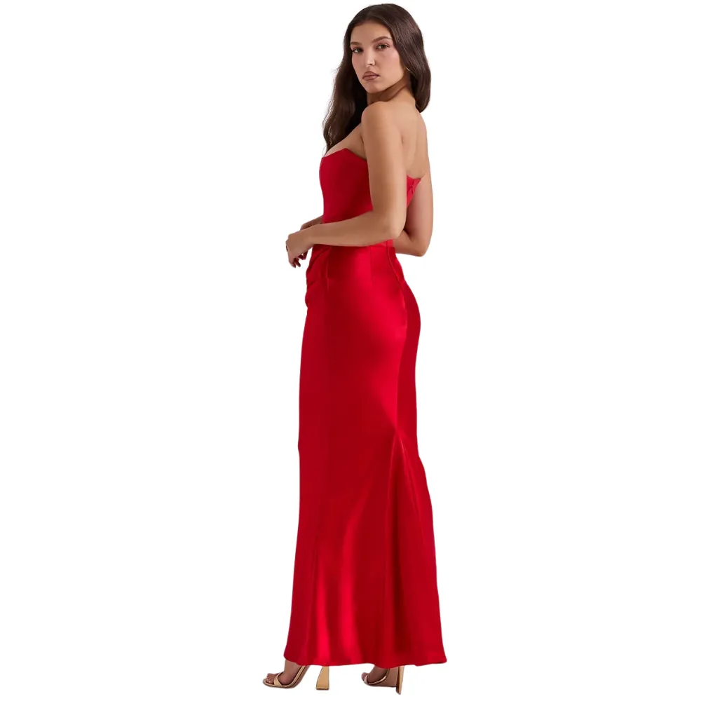 Strapless Bodycon Midi Belle Dress