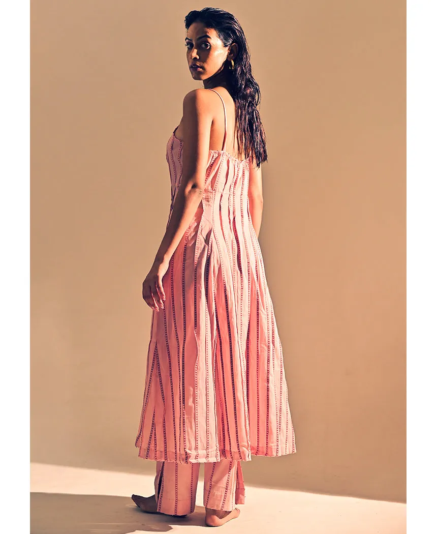 Taffiete Panelled Dress