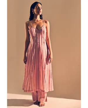 Taffiete Panelled Dress