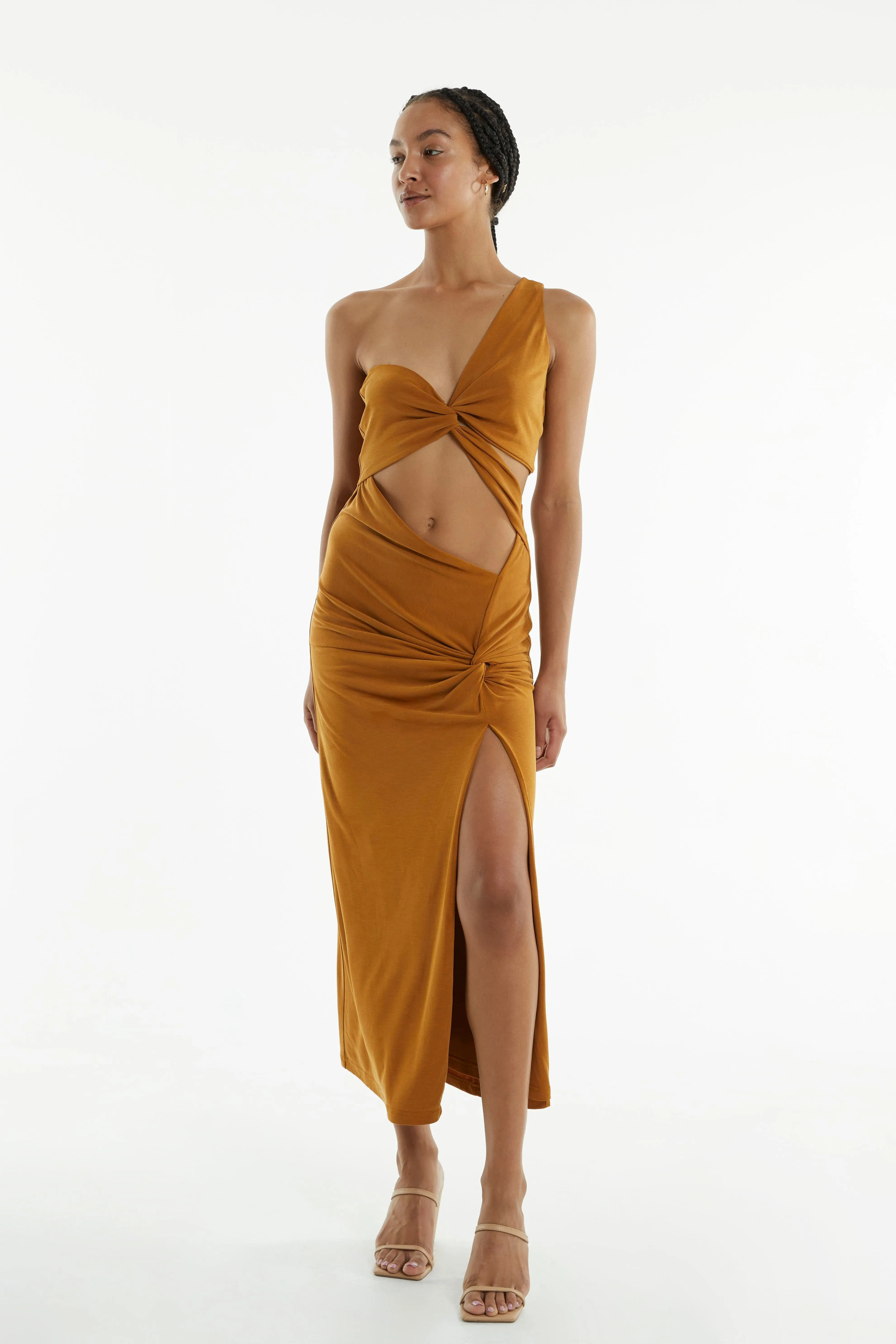 Third Form Turn Around Twist Out Midi - Camel