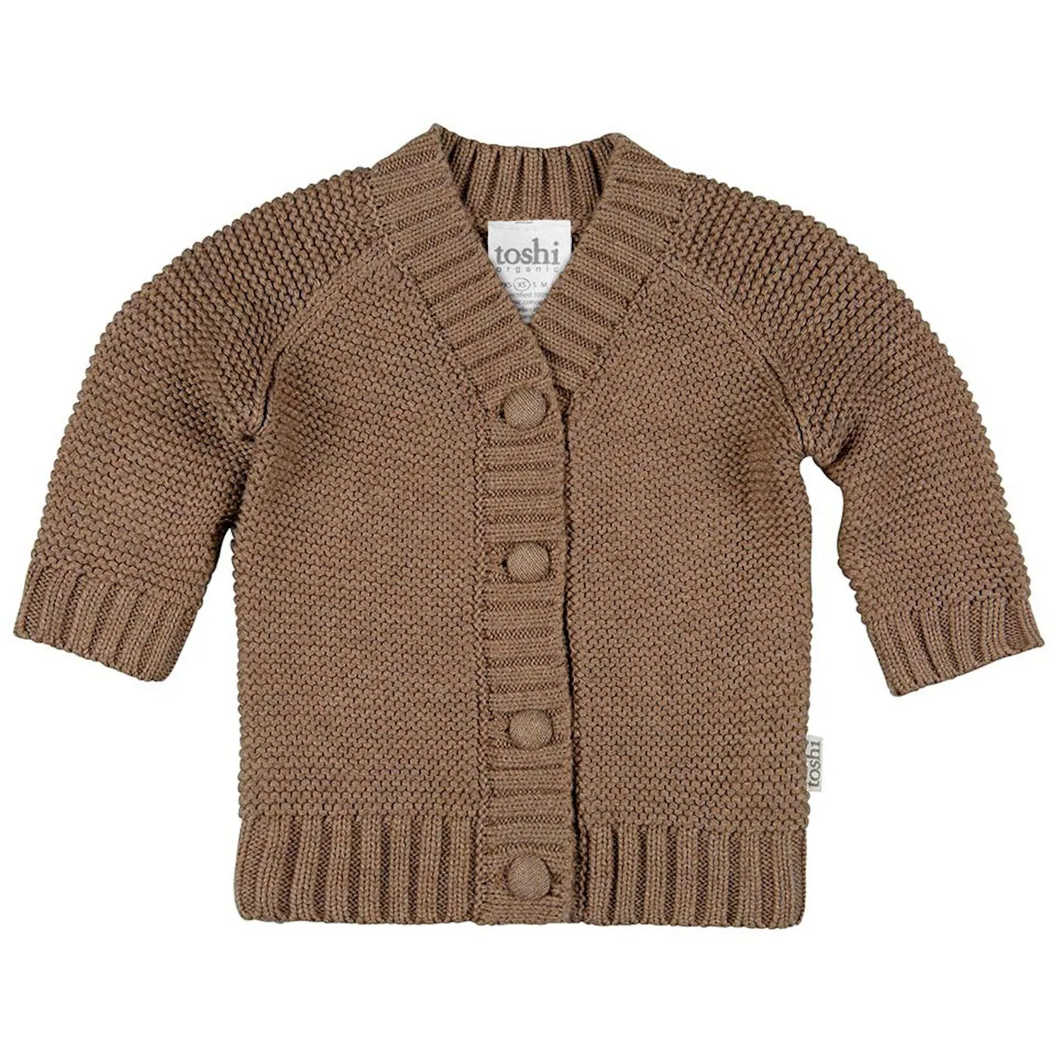 Toshi Organic Cotton Cardigan Andy Cocoa