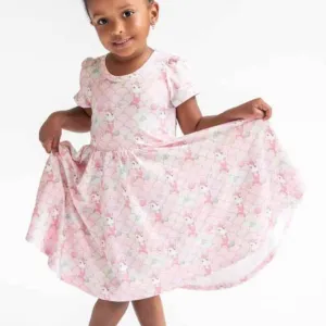 Twirl Dress Pink Unicorn Mermaid, Size 2T