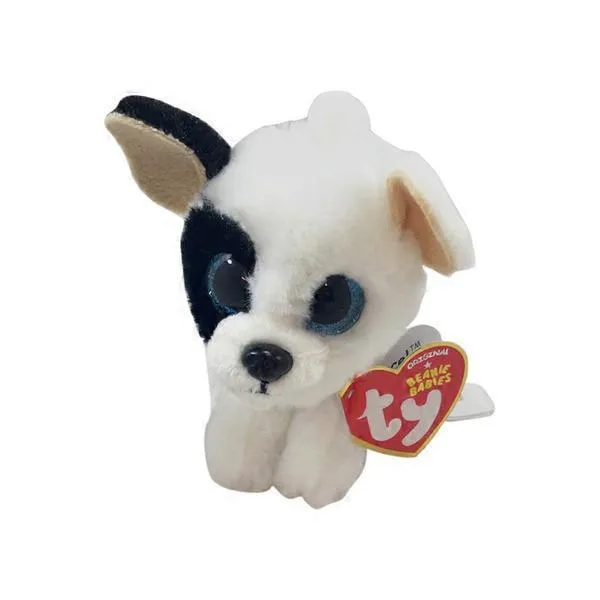 TY Beanie Boos Plush Marcel -French Bulldog Stuffed Animal Includes official Ty Heart with birthday and poem, 6 inches