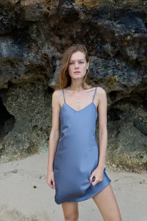 Upcycled Lavender Slip Dress